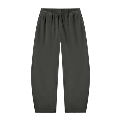 Unisex Vintage Washed Barrel Leg Sweatpants