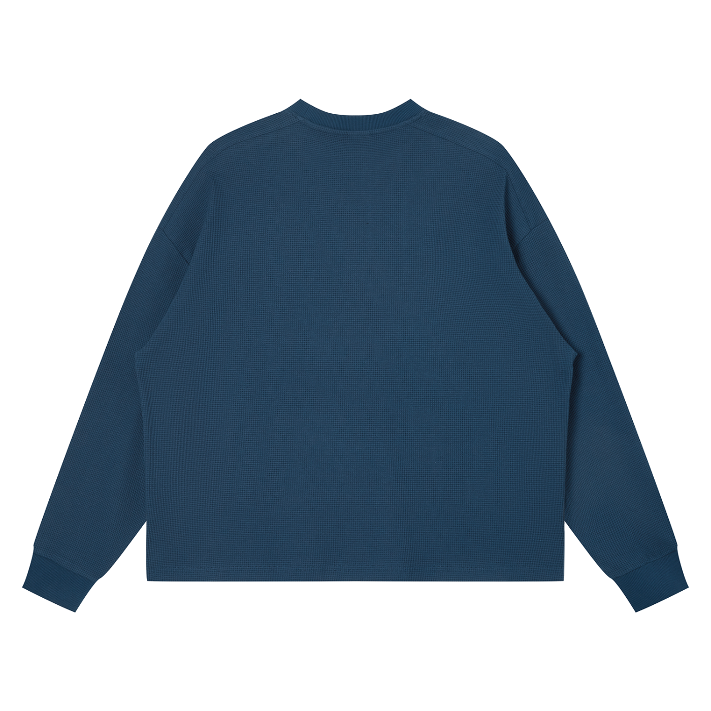 Unisex Waffle Boxy Long Sleeve T-Shirt