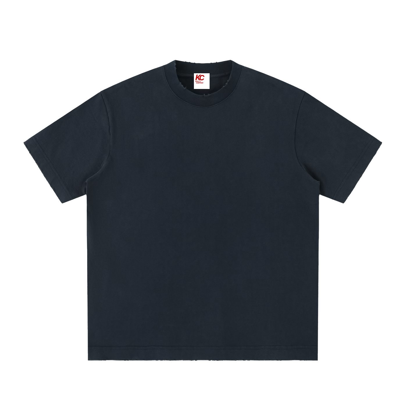 Heavyweight Vintage Washed Frayed T-Shirt