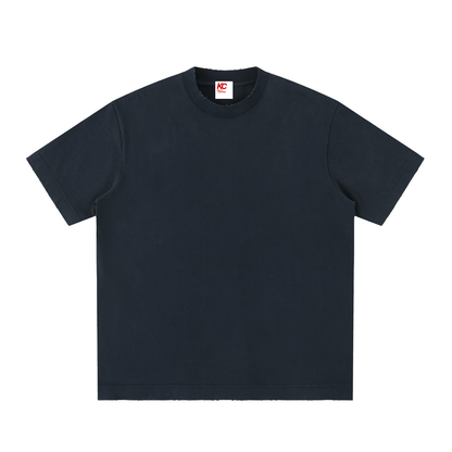 Heavyweight Vintage Washed Frayed T-Shirt