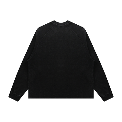 Unisex Vintage Wash Boxy  Waffle T-Shirt