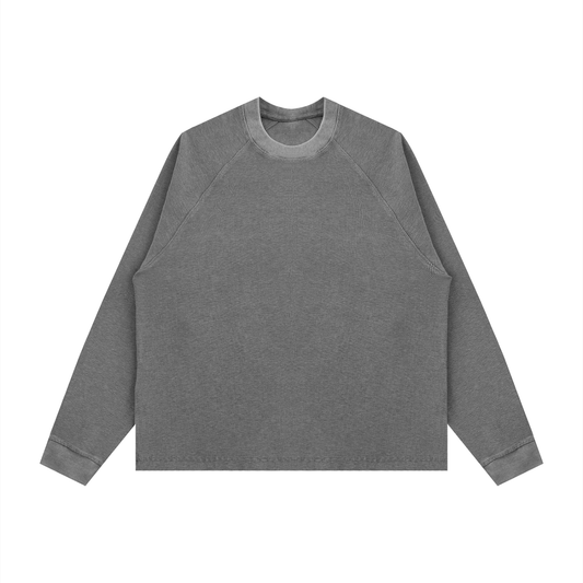 Unisex Vintage Wash Boxy  Waffle T-Shirt