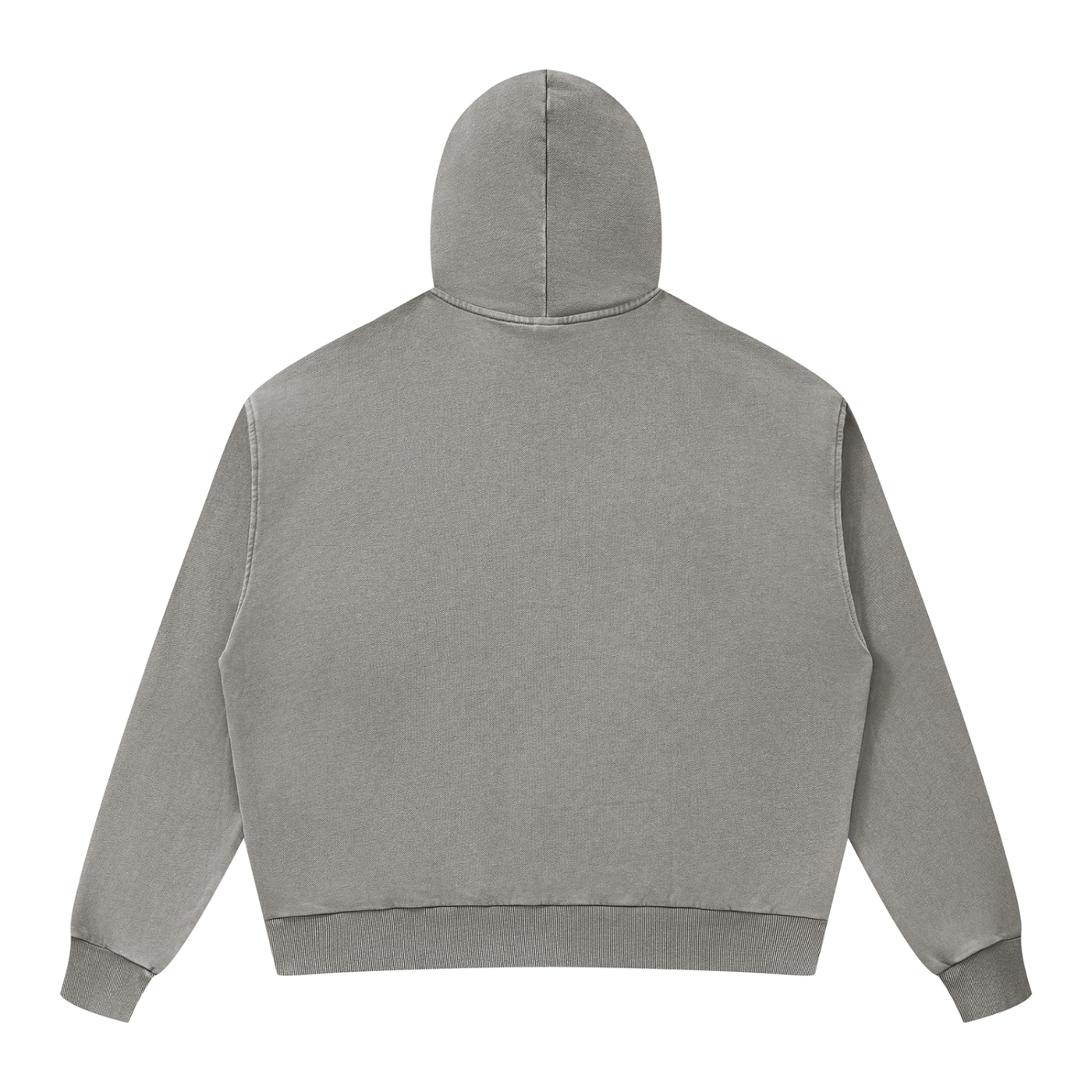 Unisex Mineral Wash Boxy Full Zip Hoodie