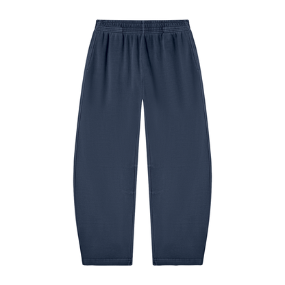 Unisex Vintage Washed Barrel Leg Sweatpants