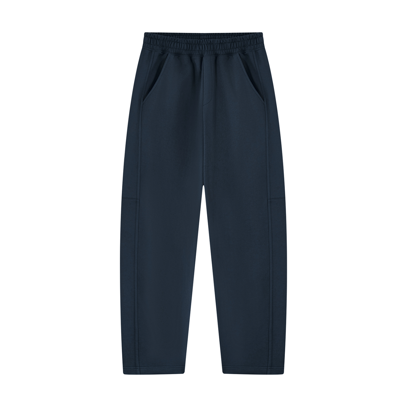 Unisex Tapered Straight Hem Sweatpants