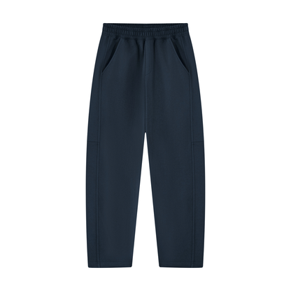 Unisex Tapered Straight Hem Sweatpants