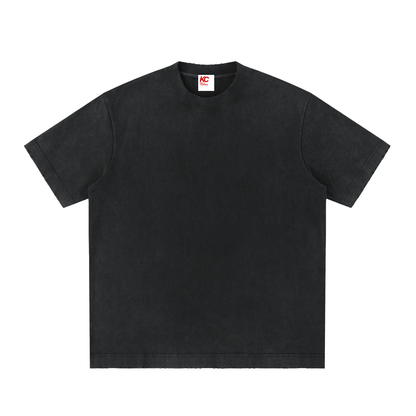 Heavyweight Vintage Washed Frayed T-Shirt