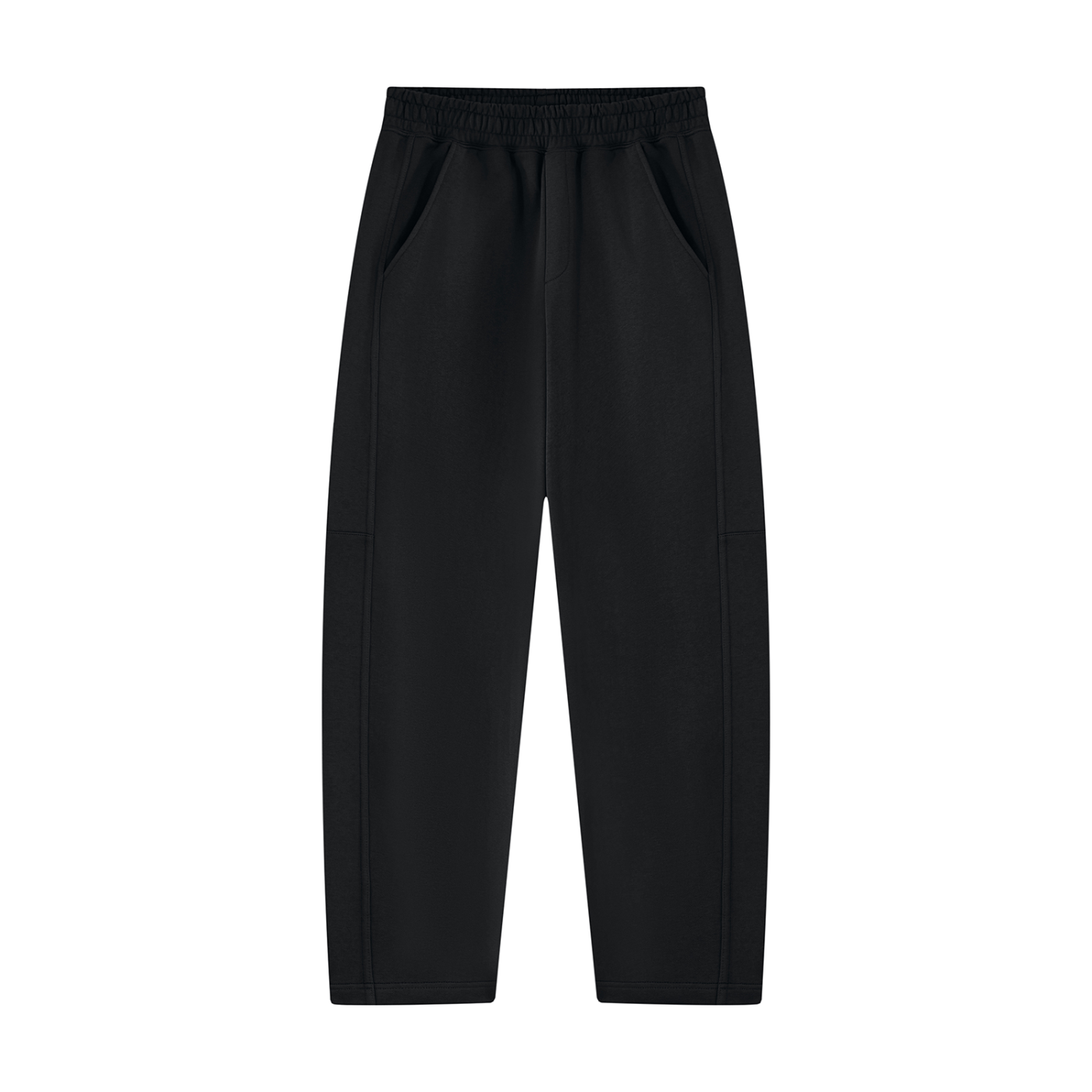 Unisex Tapered Straight Hem Sweatpants