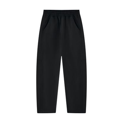 Unisex Tapered Straight Hem Sweatpants