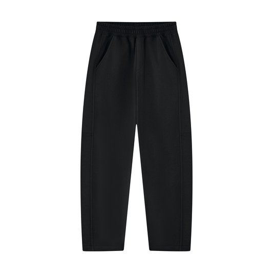 Unisex Tapered Straight Hem Sweatpants