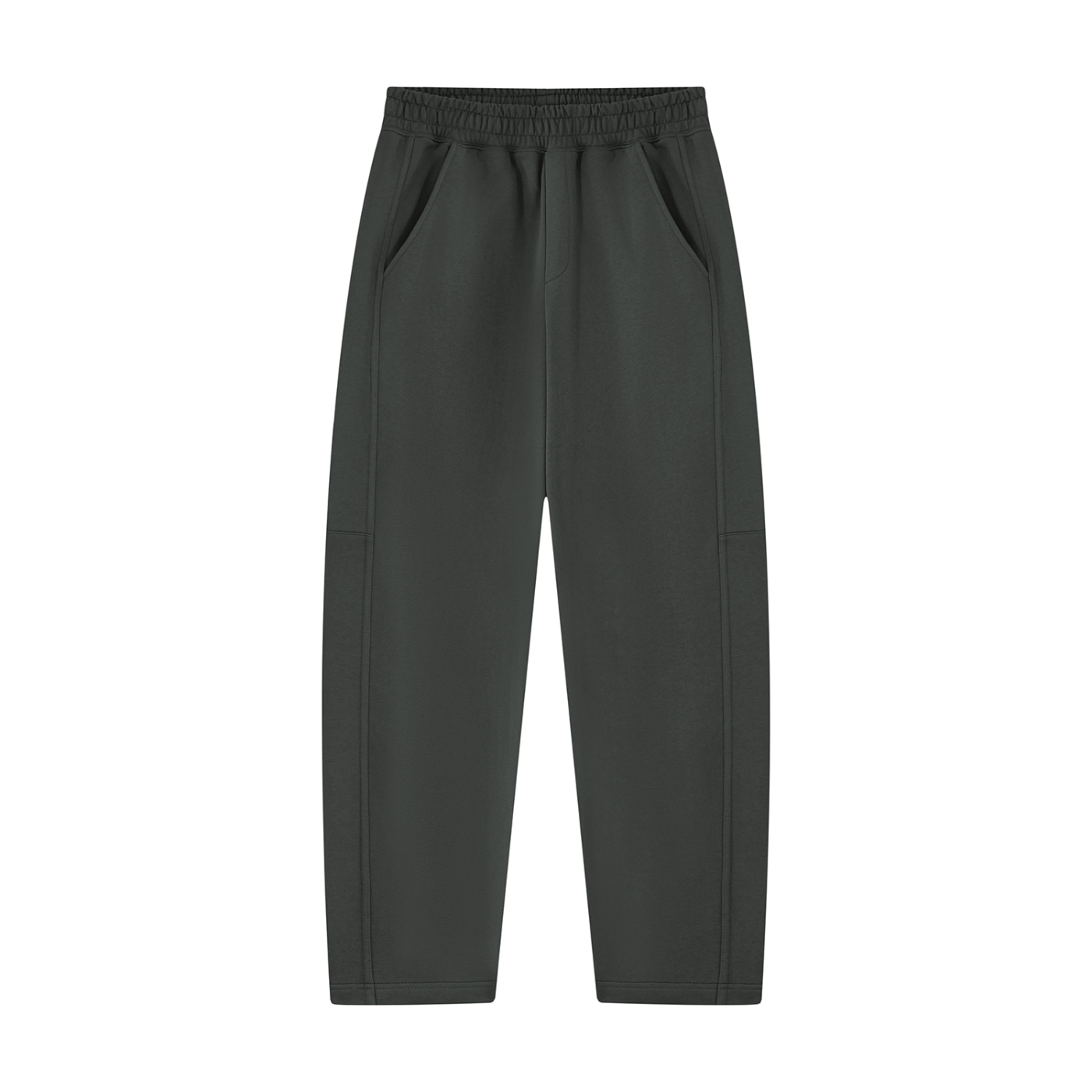 Unisex Tapered Straight Hem Sweatpants