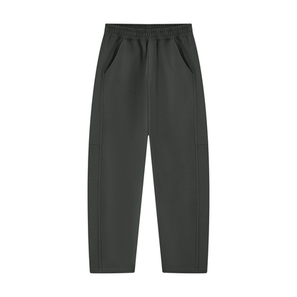 Unisex Tapered Straight Hem Sweatpants