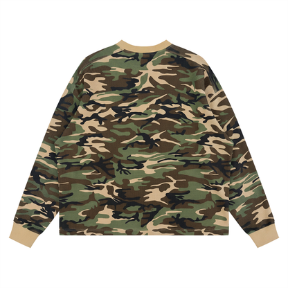 Unisex Waffle Boxy Long Sleeve T-Shirt