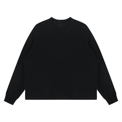 Unisex Waffle Boxy Long Sleeve T-Shirt