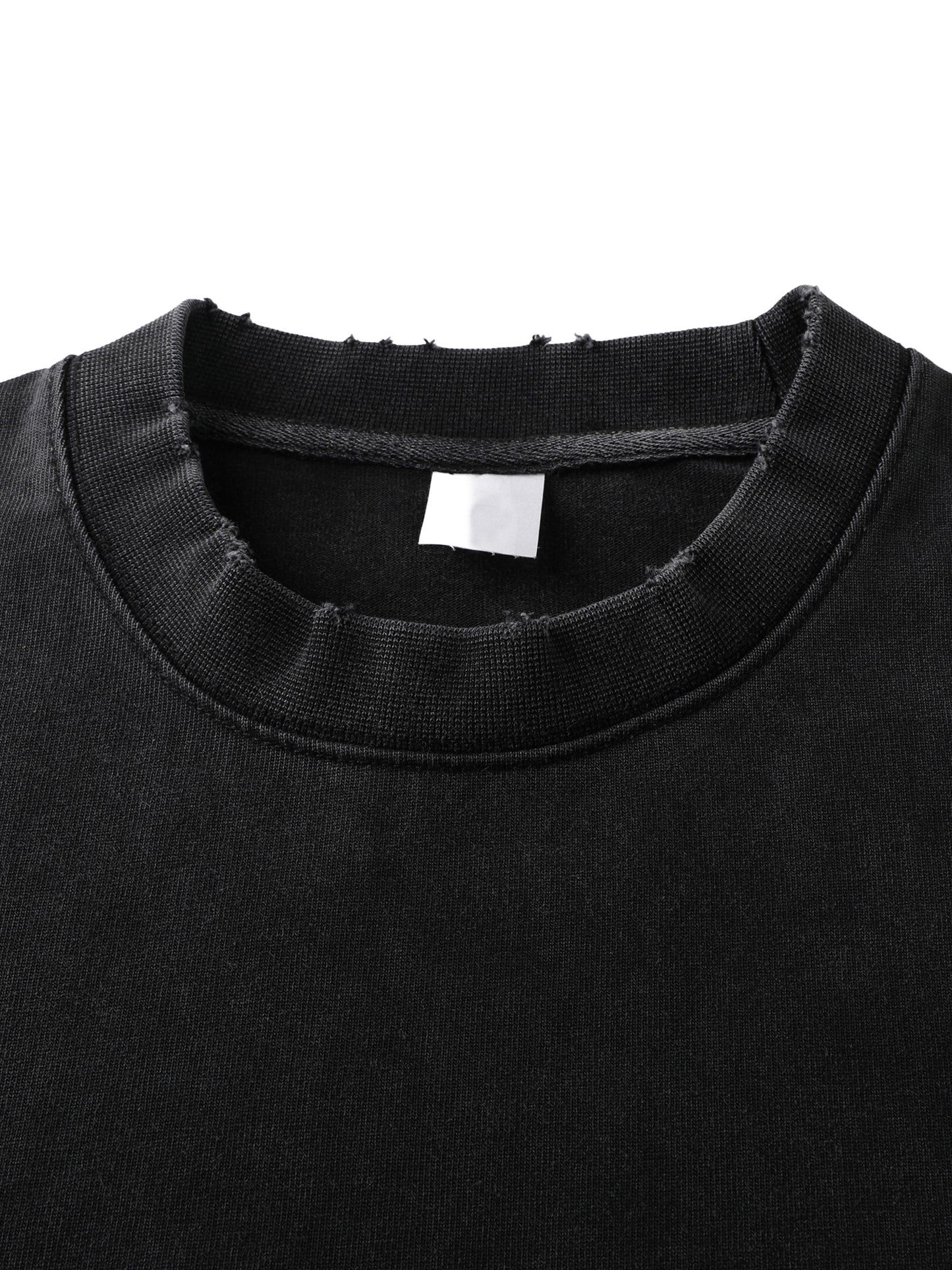 Heavyweight Vintage Washed Frayed T-Shirt
