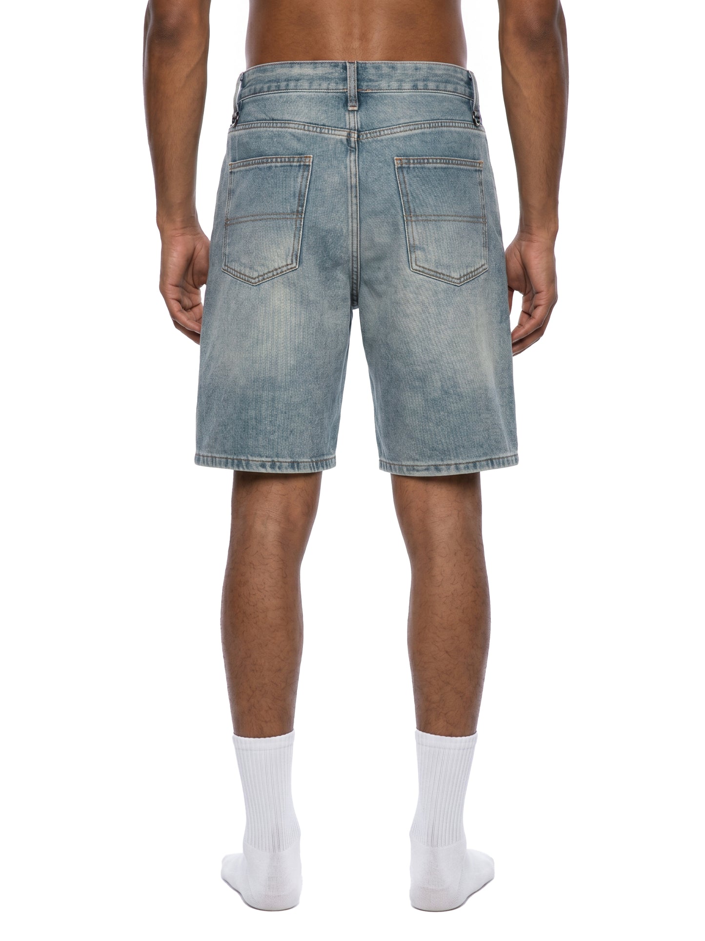 Men's Vintage Wash Denim Shorts