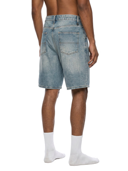 Men's Vintage Wash Denim Shorts