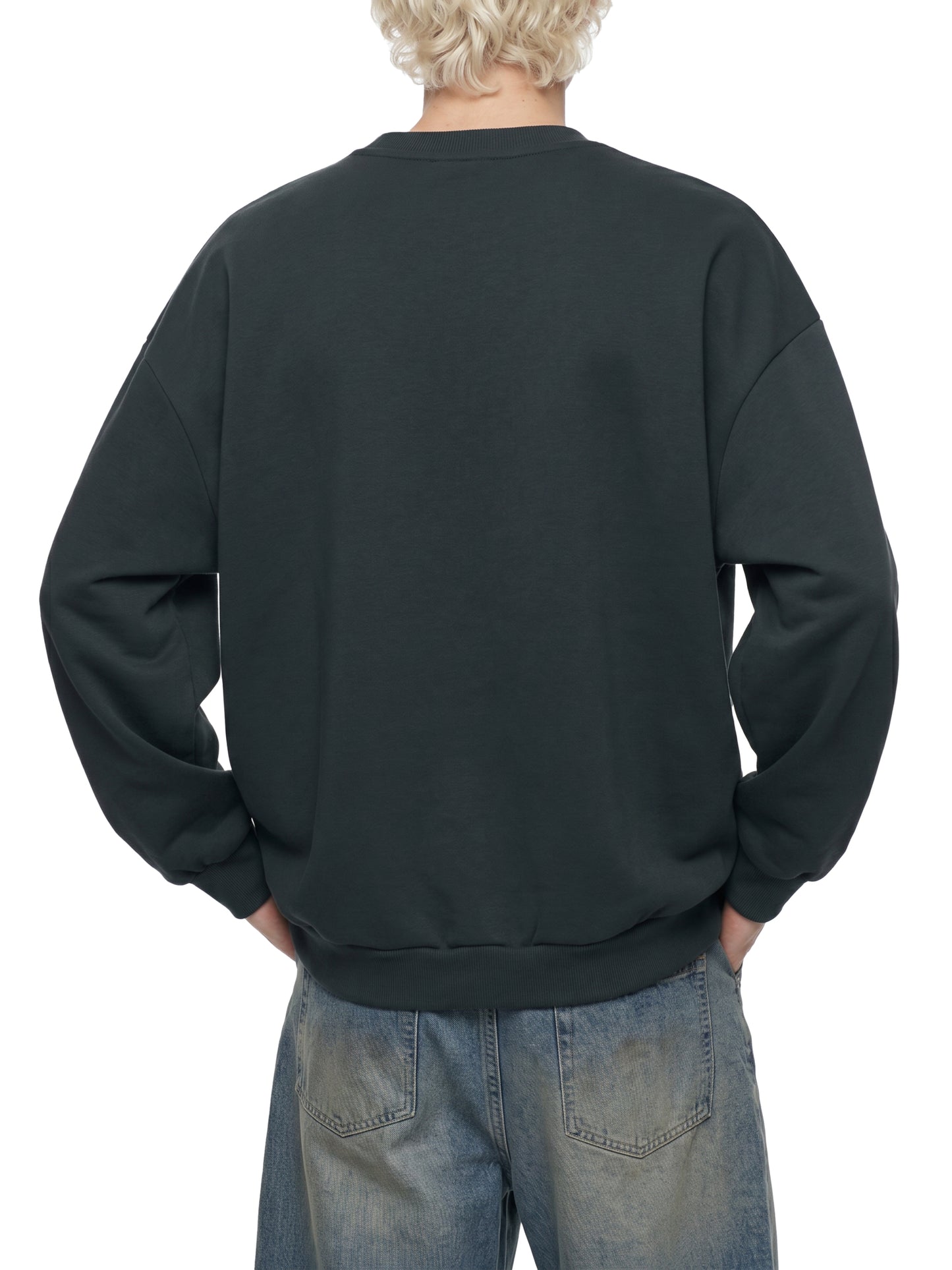 Boxy Fleece Crewneck Sweatshirt