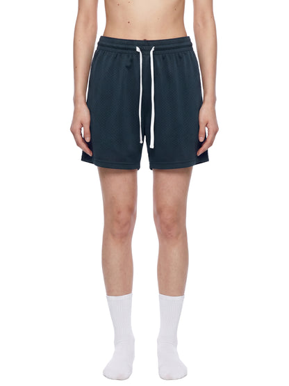 Mesh Drawstring Shorts