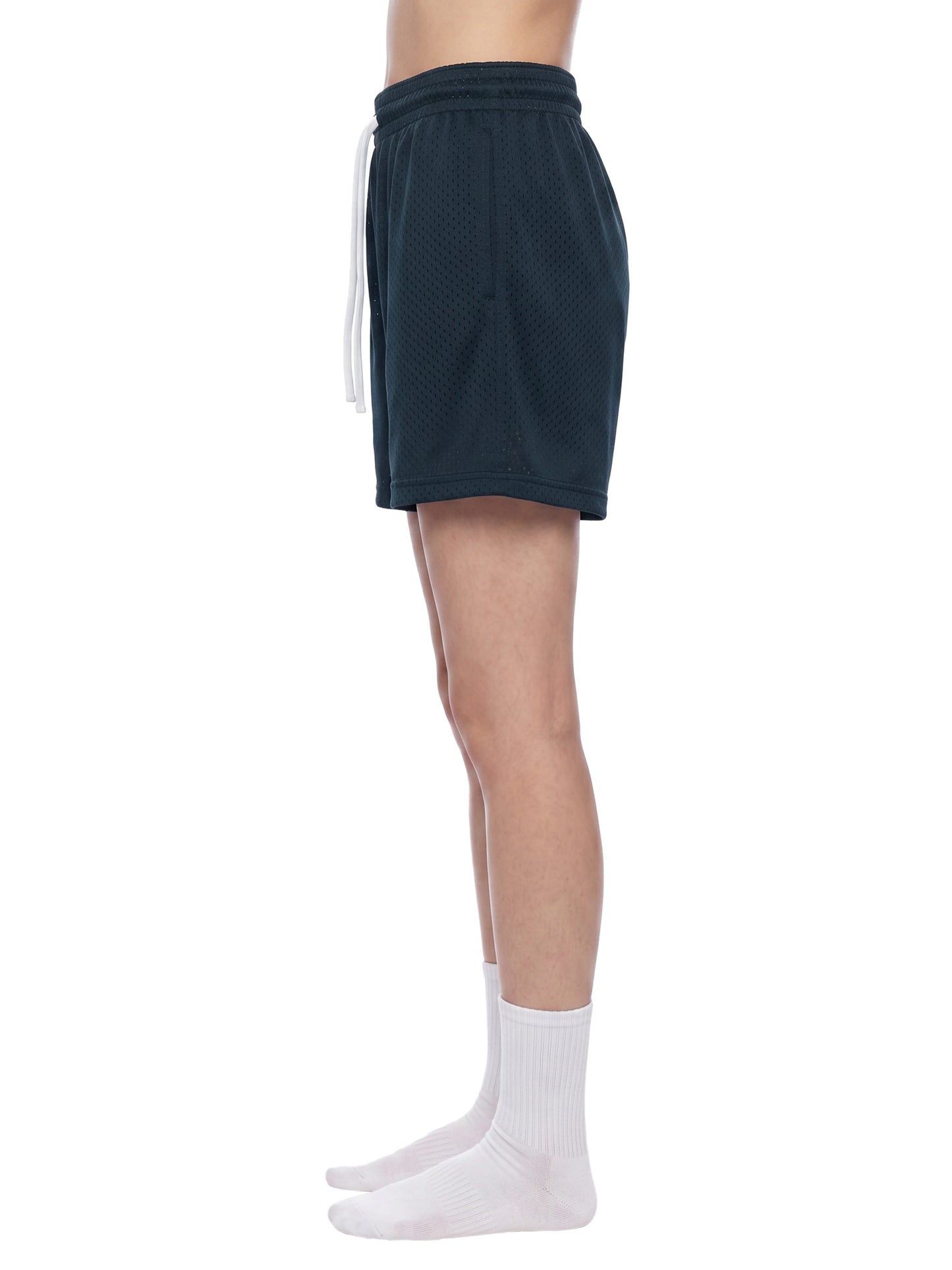 Mesh Drawstring Shorts